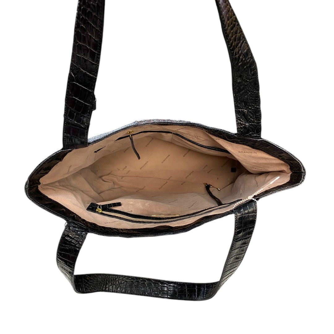 Handbag Designer By Brahmin In Black, Size:Large