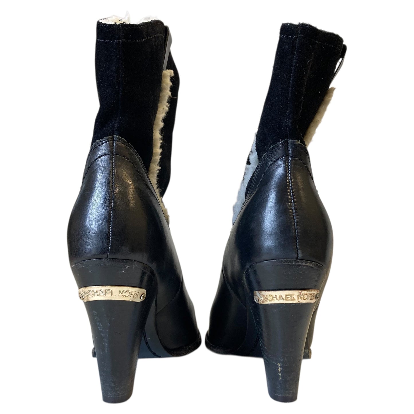 Boots Designer By Michael Kors In Black, Size:8.5