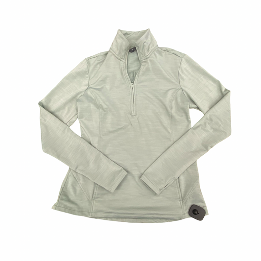 Athletic Top Ls Collar By Eddie Bauer In Green, Size:S