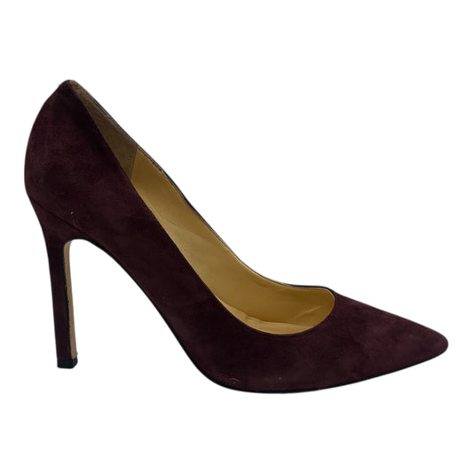 Shoes Heels Stiletto By Ivanka Trump In Maroon, Size:8.5