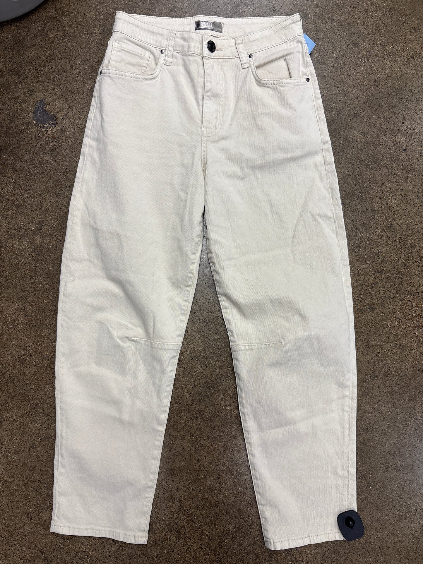 Jeans Straight By Kut In Cream, Size:0