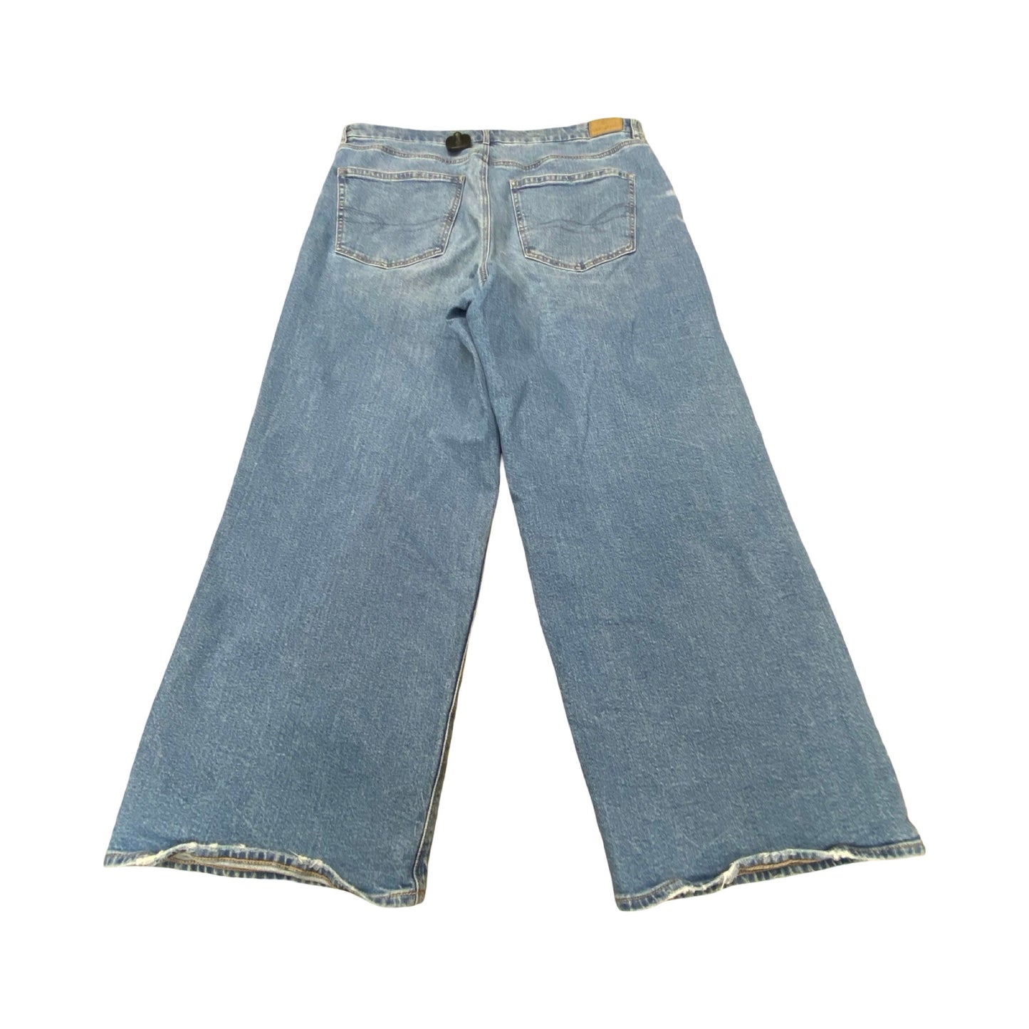 Jeans Wide Leg By American Eagle In Blue, Size:18