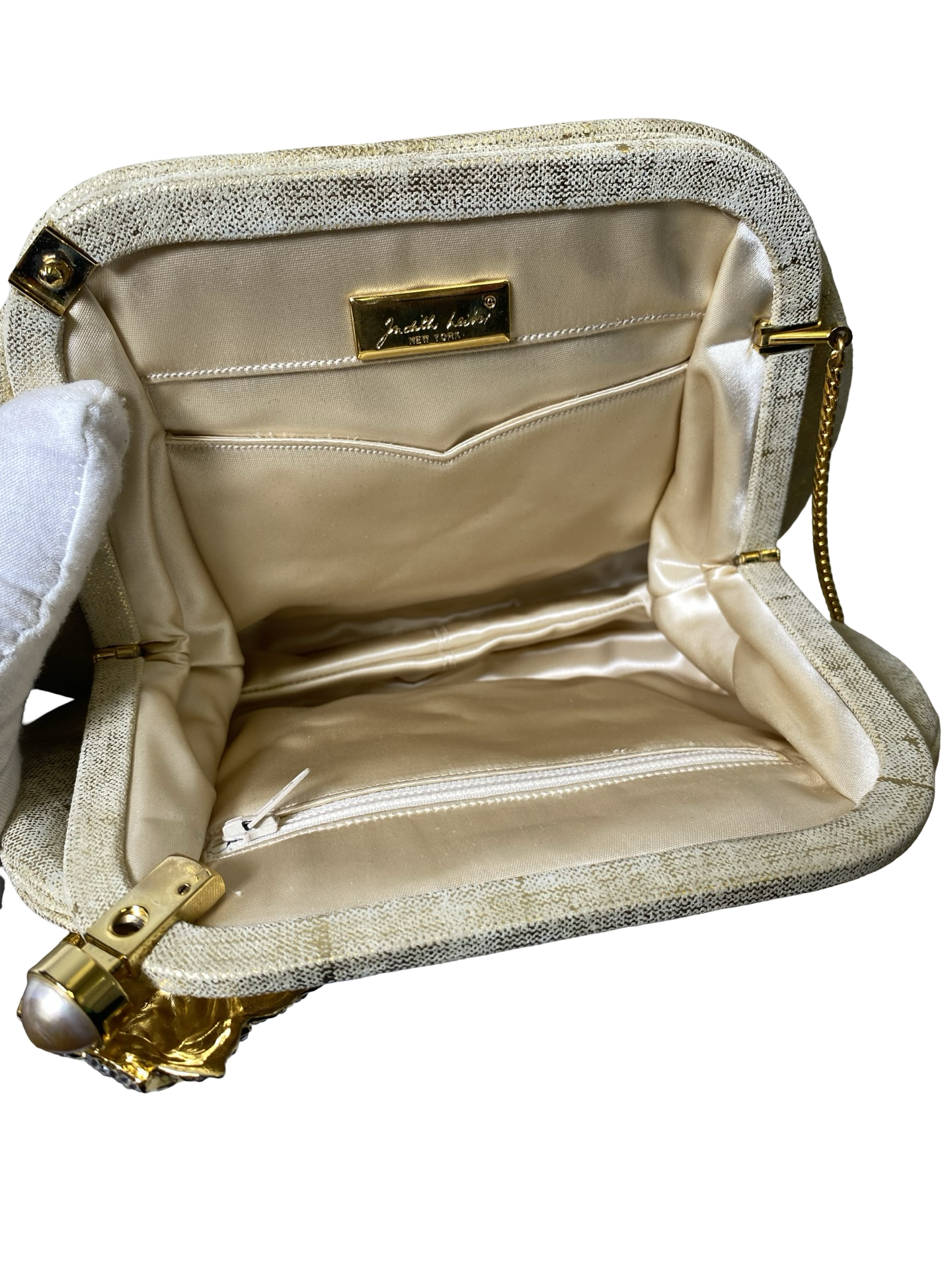 Clutch Luxury Designer By Judith Leiber, Size: Small