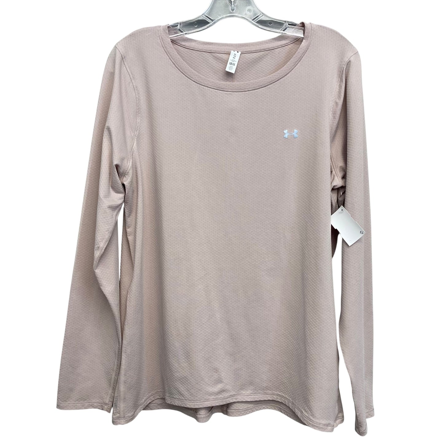 Athletic Top Ls Crewneck By Under Armour In Pink, Size:Xl
