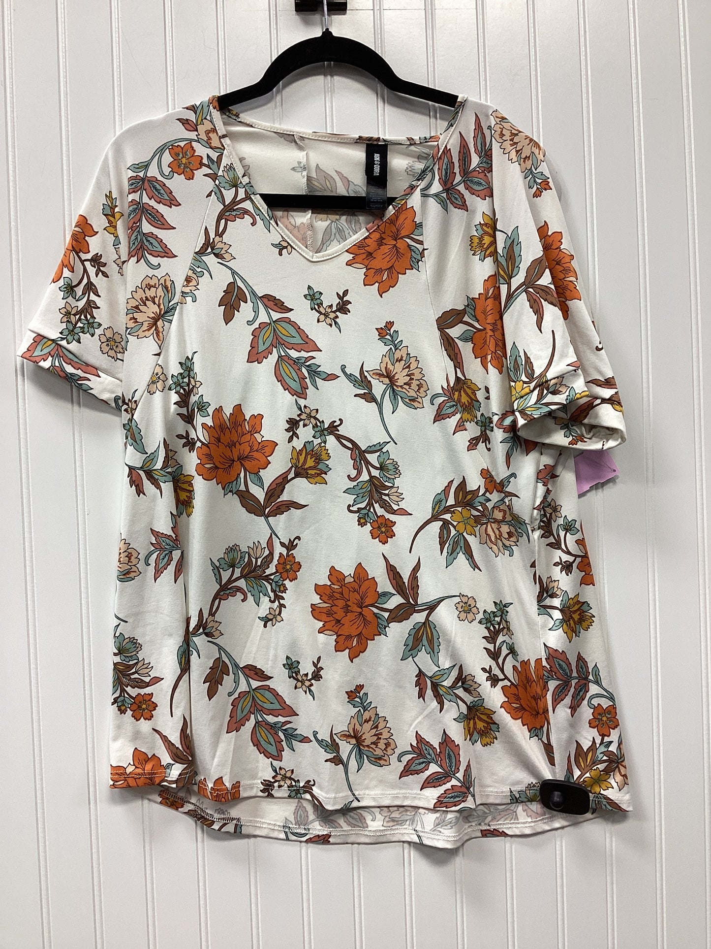 Top Sleeveless By Agnes & Dora In Floral Print, Size:M