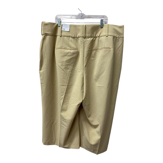 Capris By Lane Bryant In Tan, Size:22