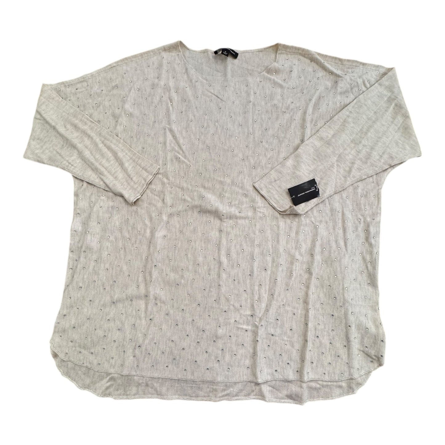 Sweater By Inc In Tan, Size:1X