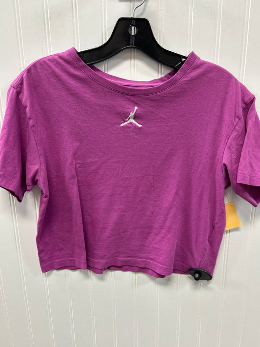 Top Ss Luxury Designer By Jordan In Purple, Size:M