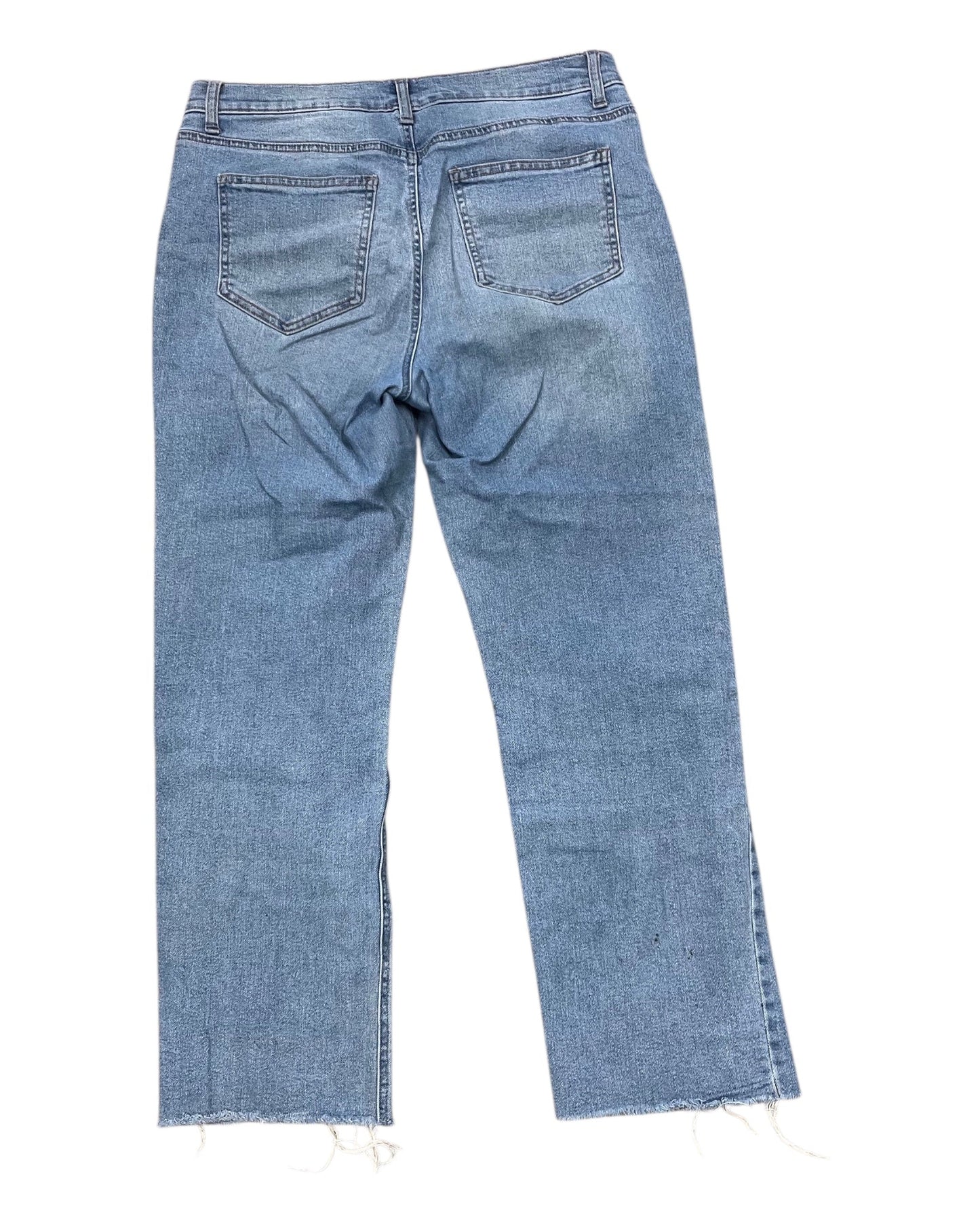 Jeans Straight By Just Black In Blue Denim, Size:8