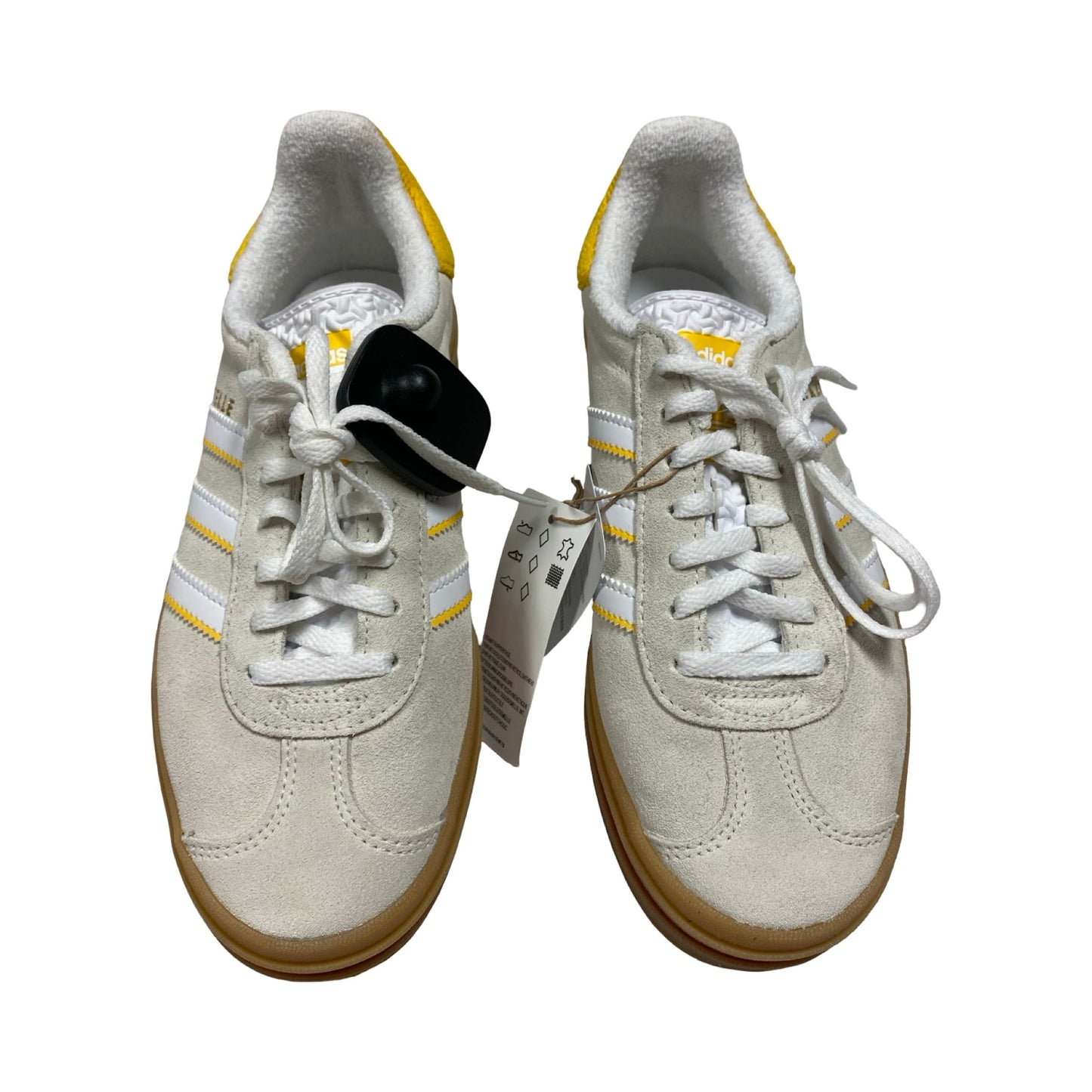 Shoes Sneakers Platform By Adidas In Tan & Yellow, Size:7
