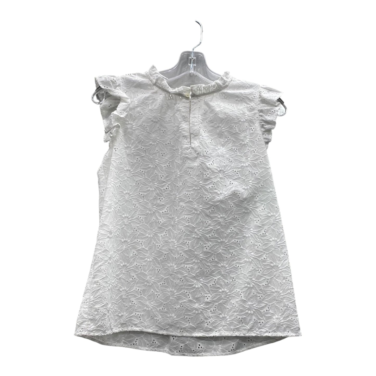 Top Sleeveless By Loft In White, Size:Xs
