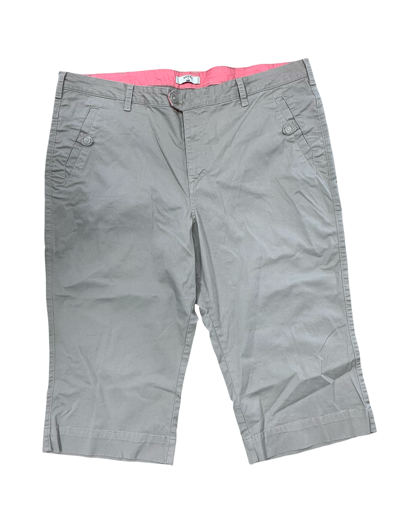 Pants Cropped By Lee In Tan, Size:24