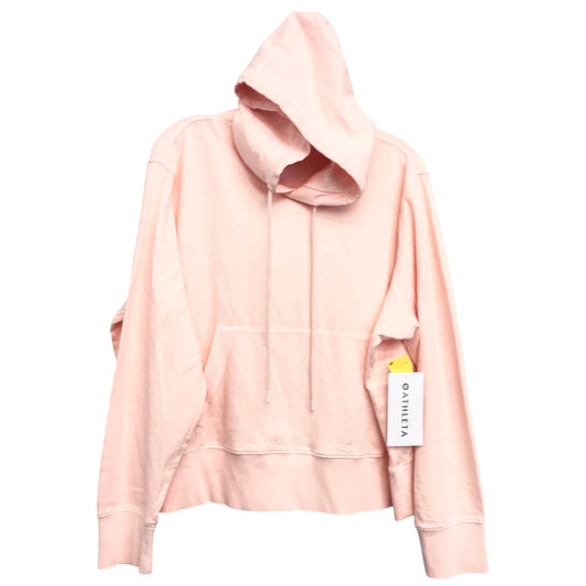 Athletic Sweatshirt Hoodie By Athleta In Peach, Size:2X