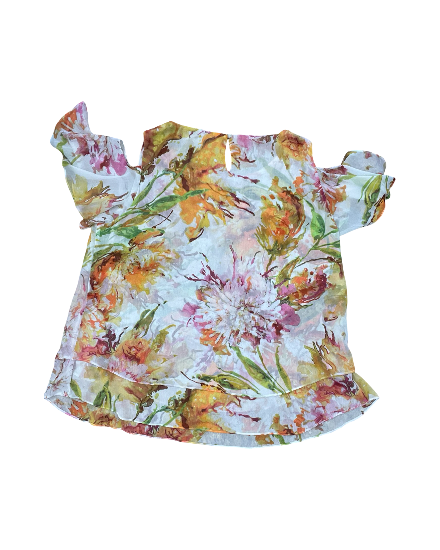 Top Ss By Sioni In Floral Print, Size:Xl