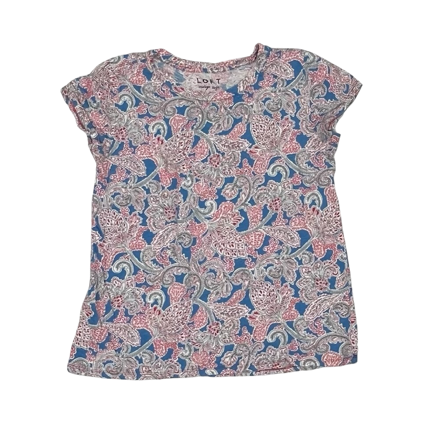 Top Ss By Loft In Blue & Red & White, Size:S