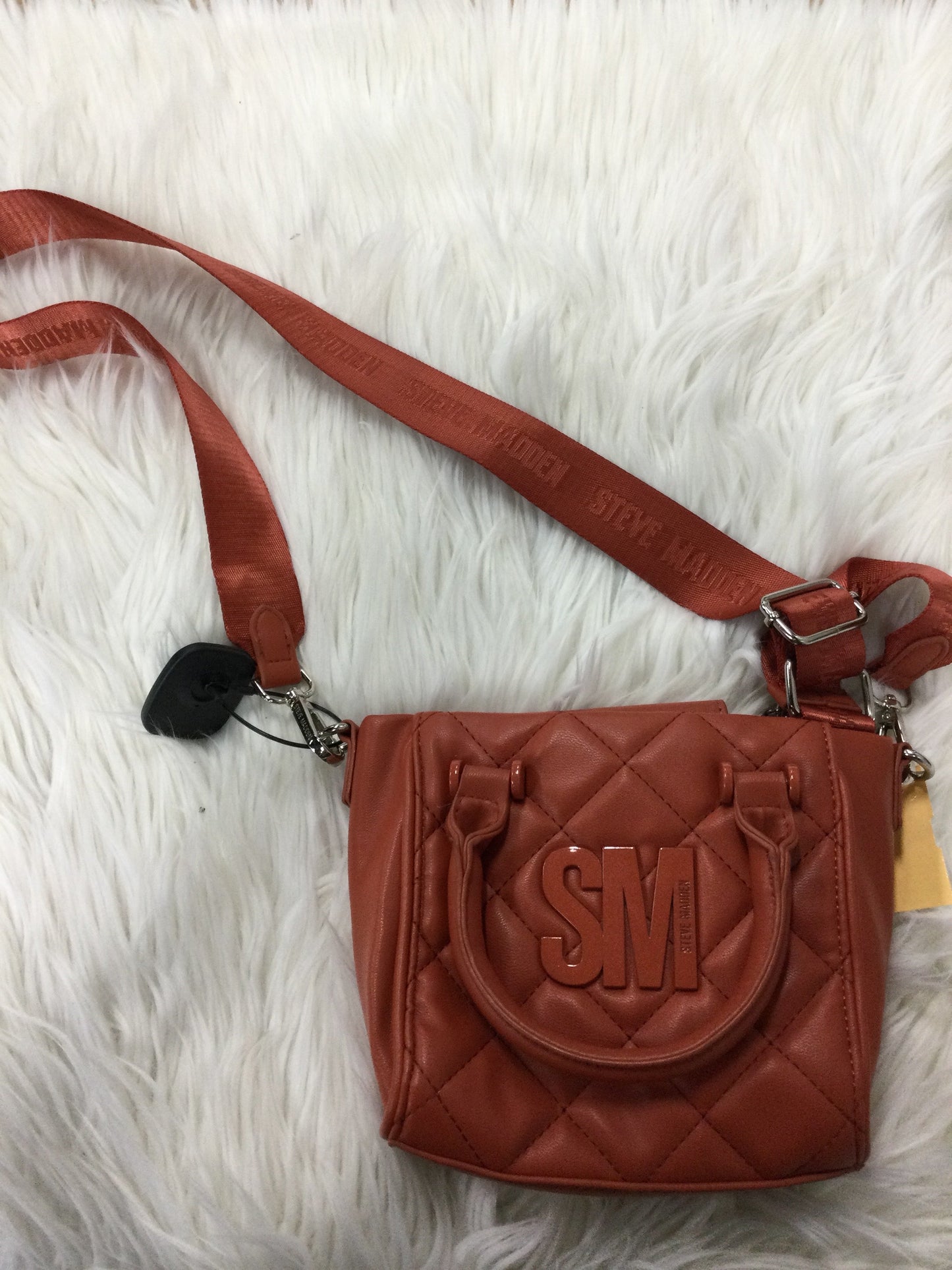 Handbag By Steve Madden In Red, Size:Medium