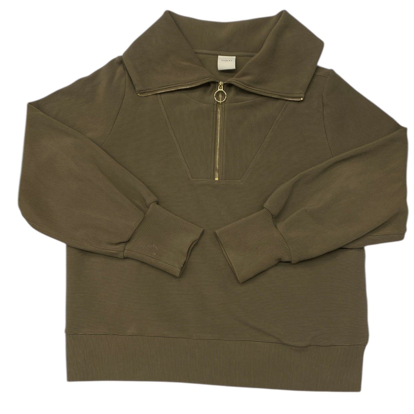 Sweatshirt Collar By Varley In Green, Size:Xl