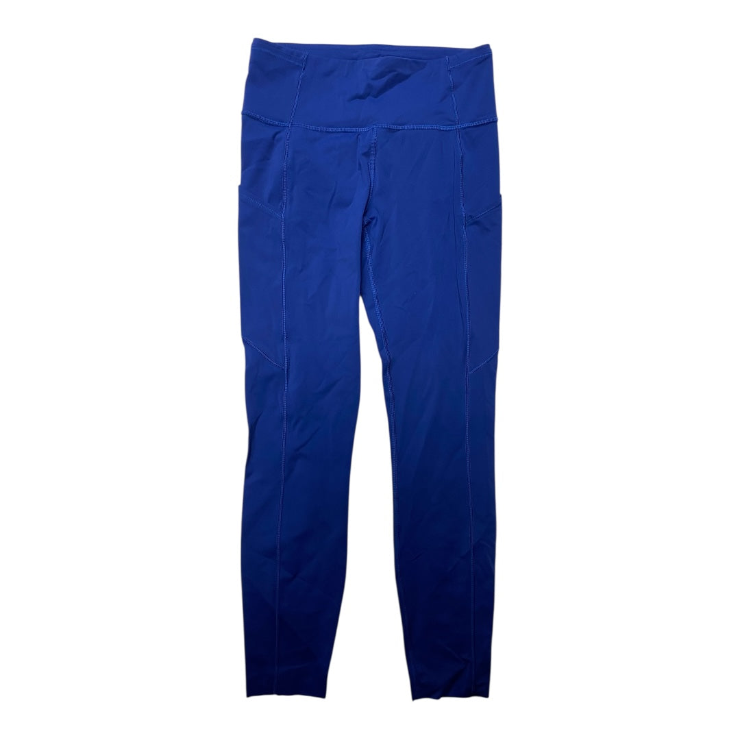 Athletic Leggings By Lululemon In Blue, Size:6