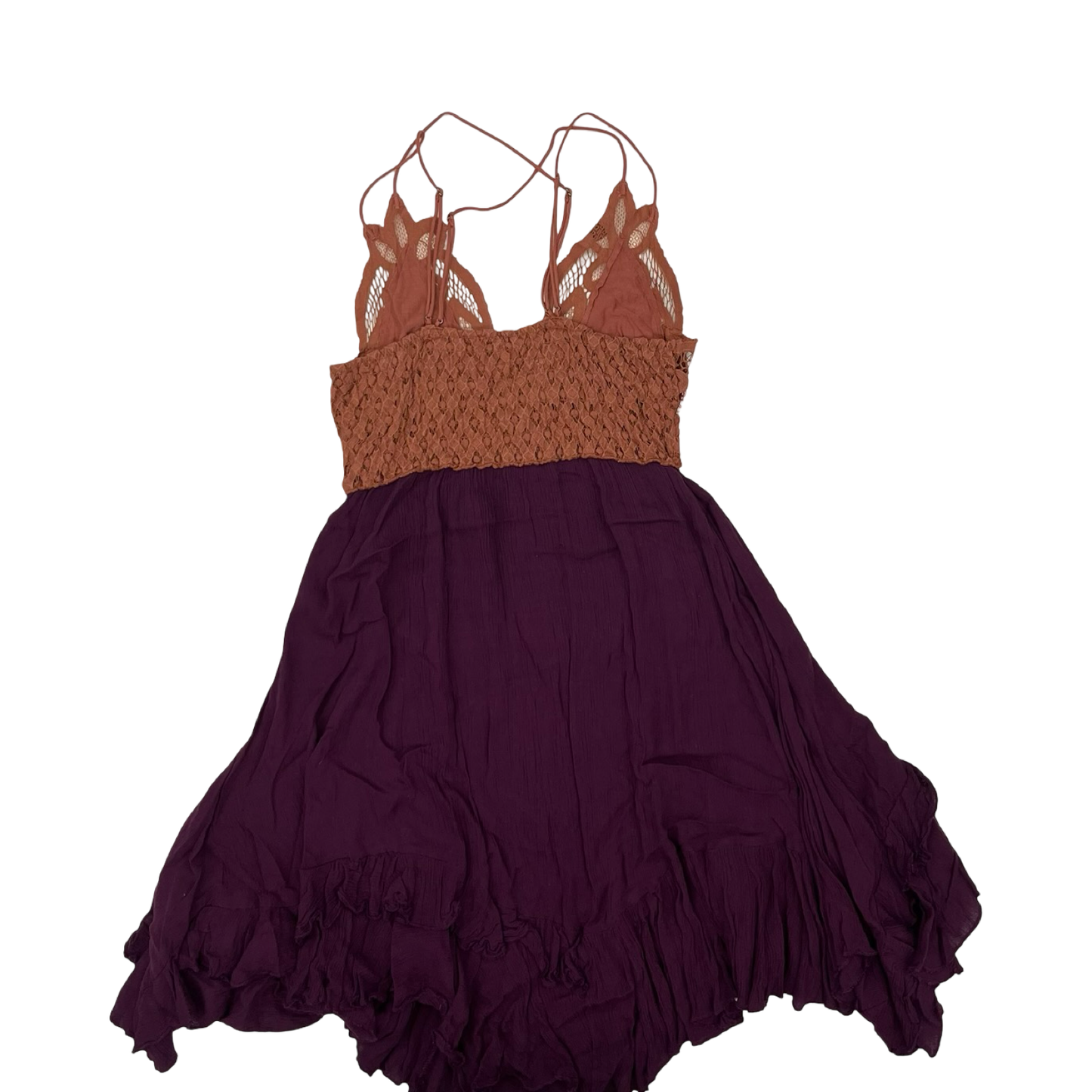 Dress Casual Short By Free People In Pink & Purple, Size:Xs