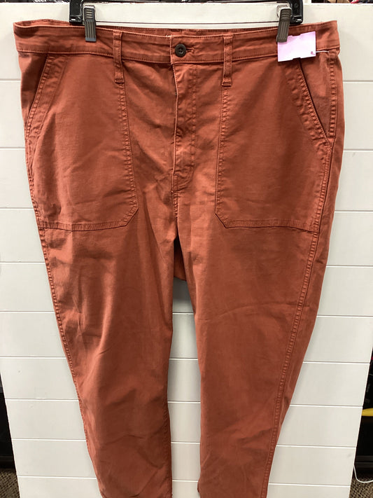 Pants Cargo & Utility By Madewell In Orange, Size:Xl