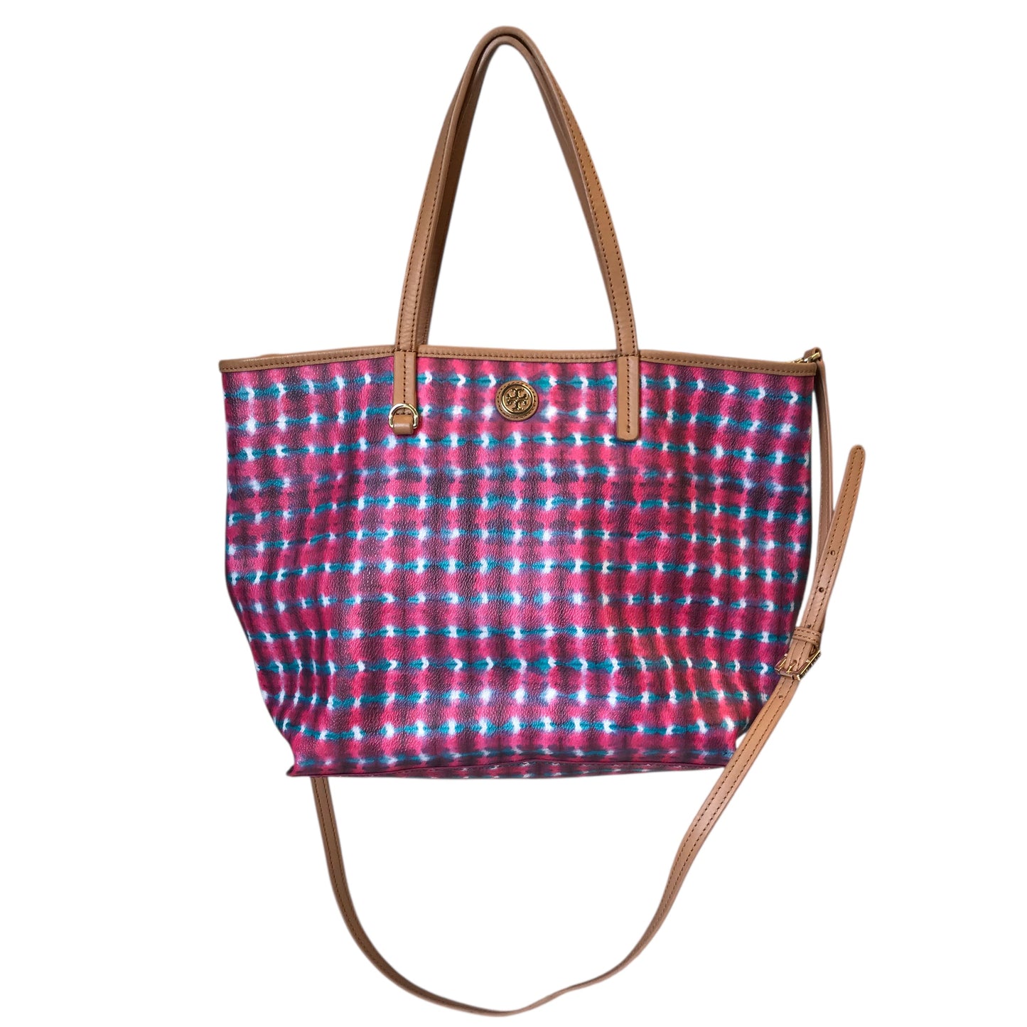 Handbag Designer By Tory Burch In Pink, Size:Medium