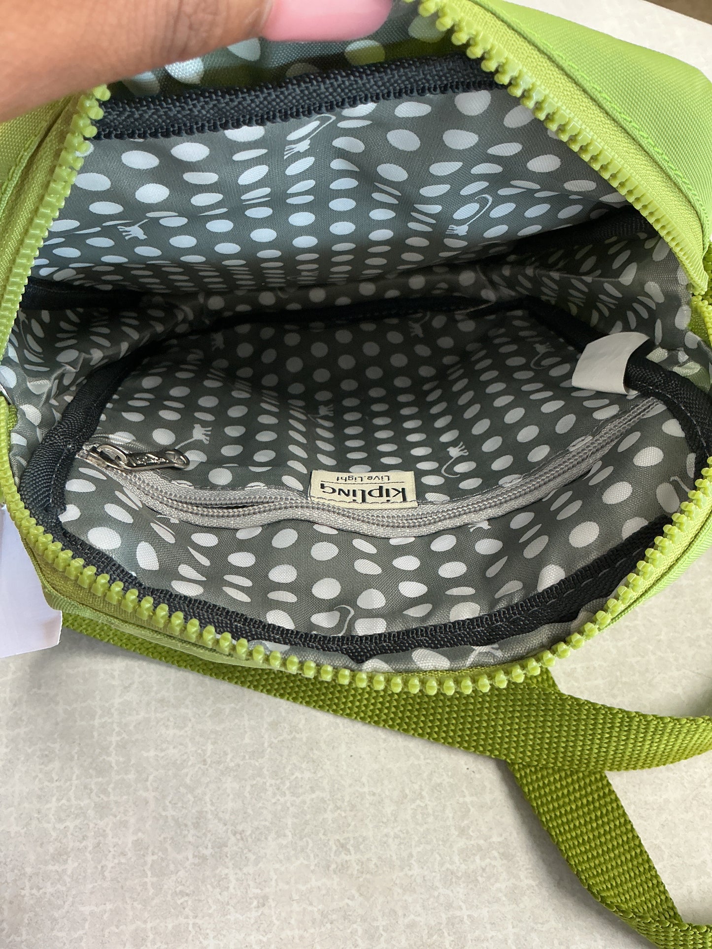 Crossbody By Kipling In Green, Size:Medium