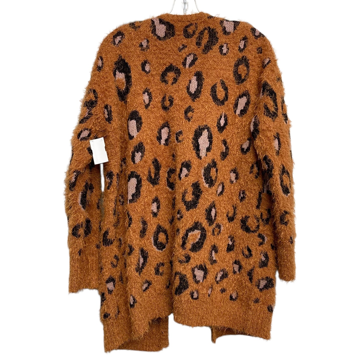 Sweater Cardigan By Mudd In Animal Print, Size:Xl