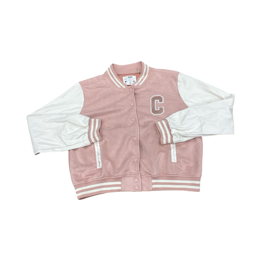 Jacket Other By Ci Sono In Pink & White, Size:Xl