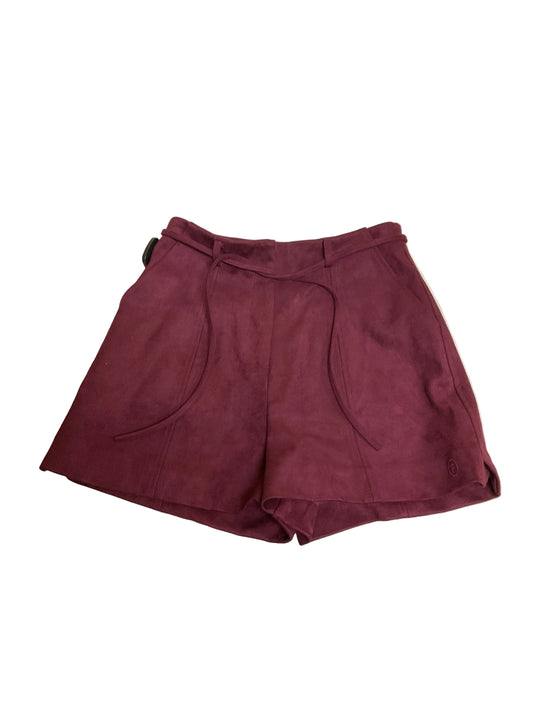 Shorts By Frnch In Maroon, Size:M