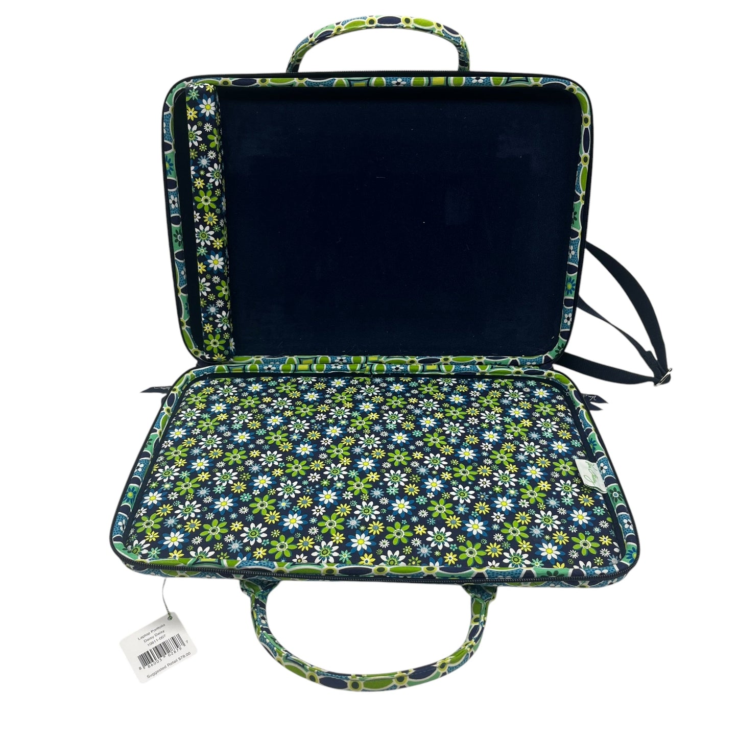 Laptop Bag By Vera Bradley In Green, Size:Large