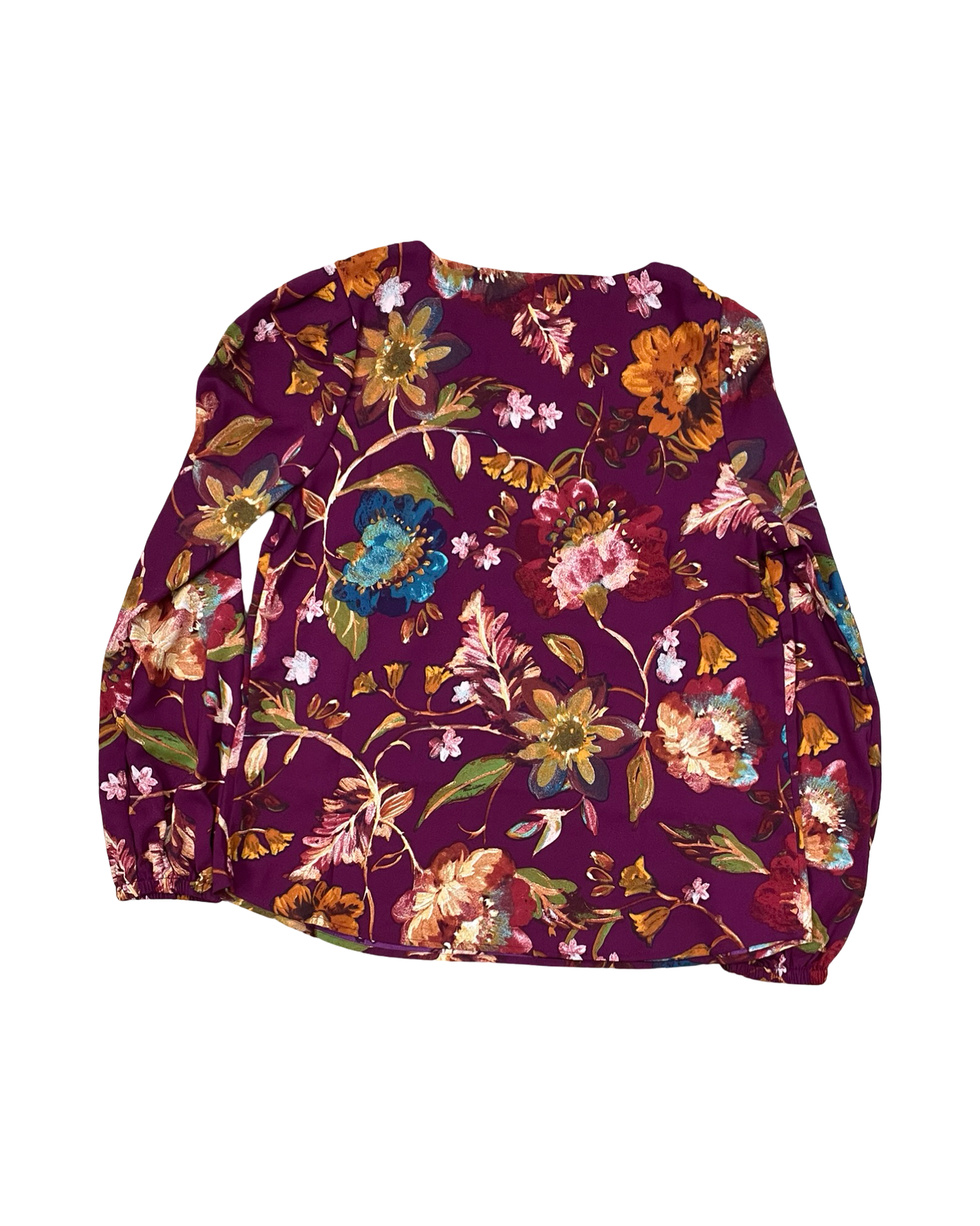 Top Ls By Belle By Kim Gravel In Purple & Red, Size:S