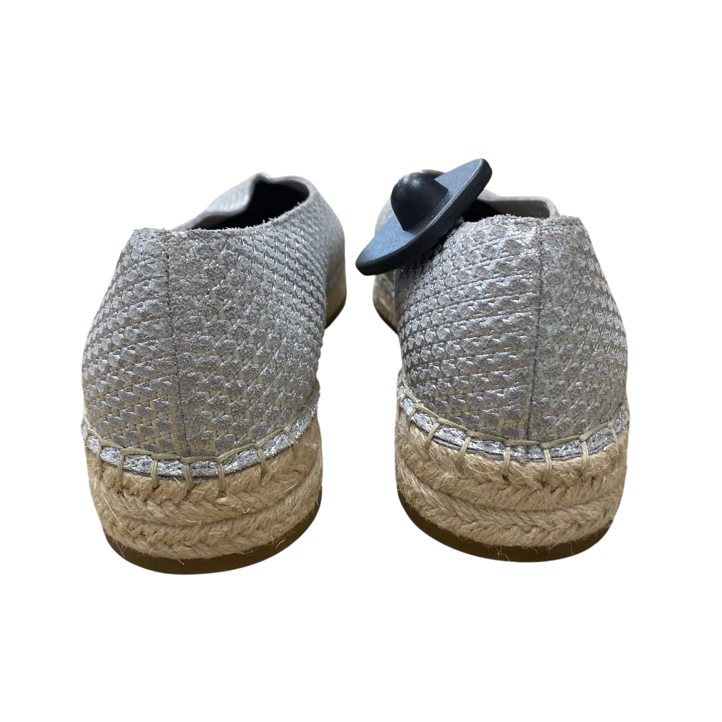 Shoes Designer By Eileen Fisher In Silver & Tan, Size:9