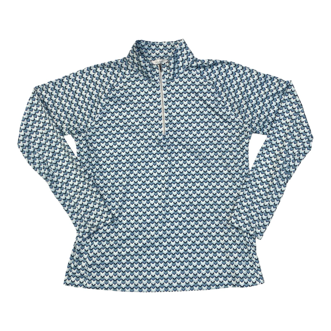 Athletic Top Ls Collar By Lady Hagen In Multi, Size:L