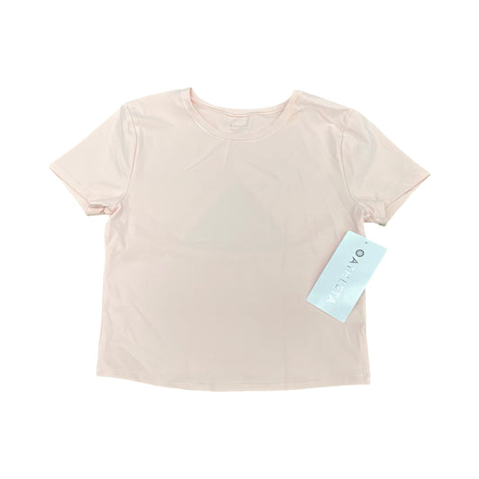 Athletic Top Ss By Athleta In Pink, Size:S
