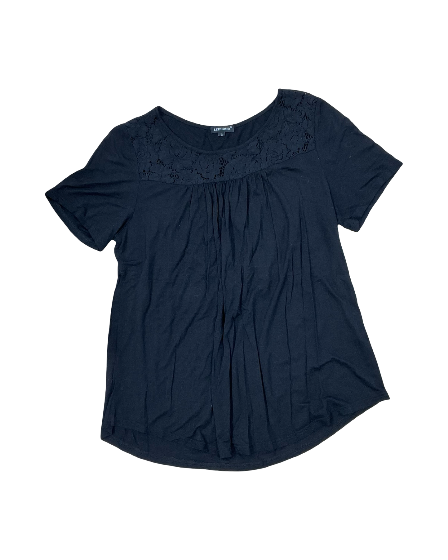 Top Ss By Clothes Mentor In Black, Size:L