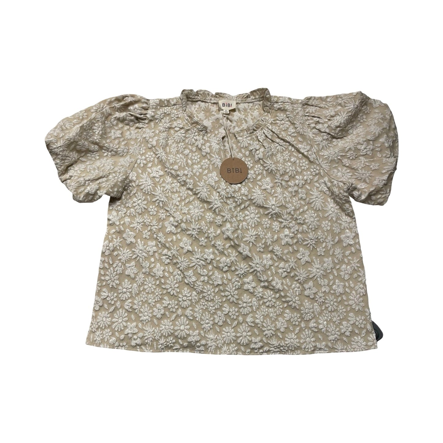 Top Ss By Bibi In Cream, Size:Xl