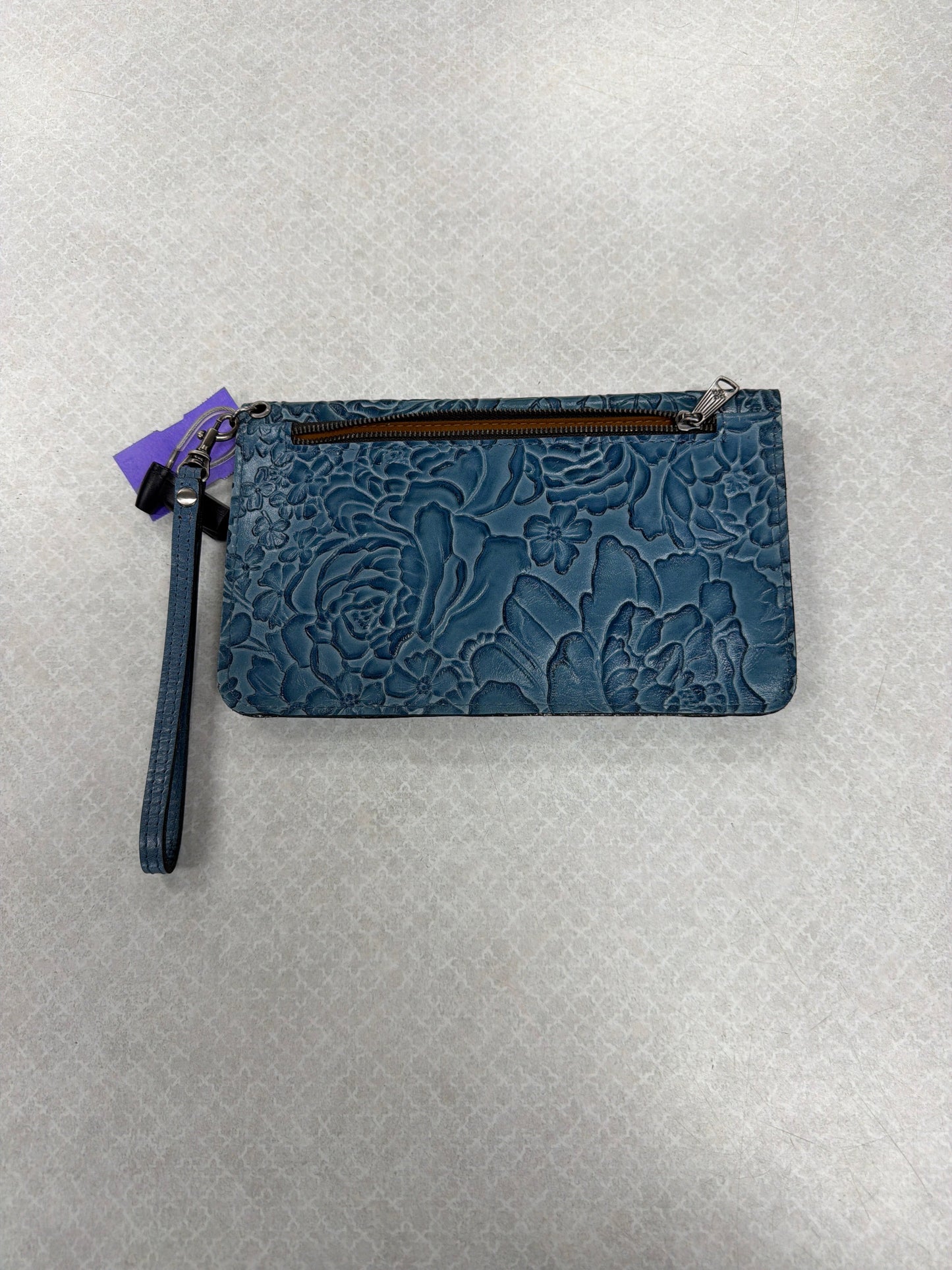 Wristlet Designer By Patricia Nash In Blue, Size:Medium