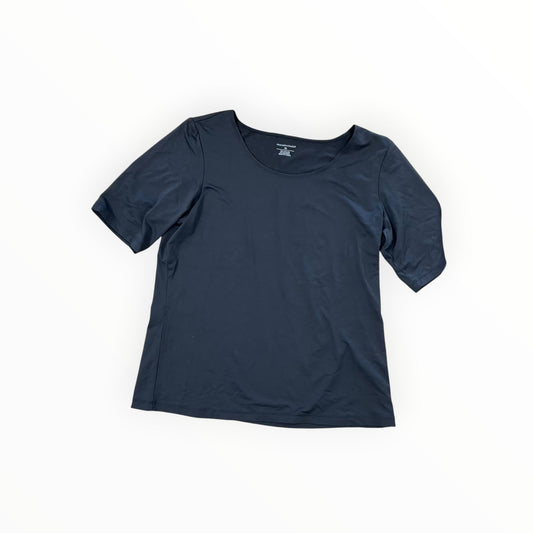 Top Ss Basic By Christopher And Banks In Black, Size:Xl