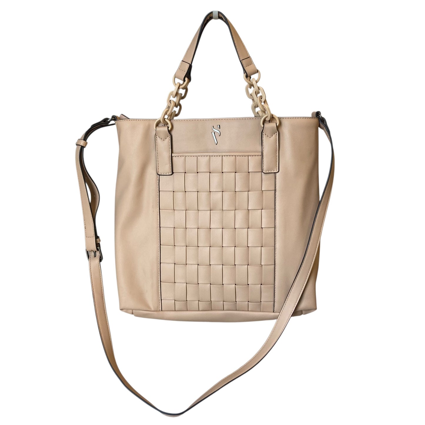 Handbag By Simply Vera In Tan, Size:Large