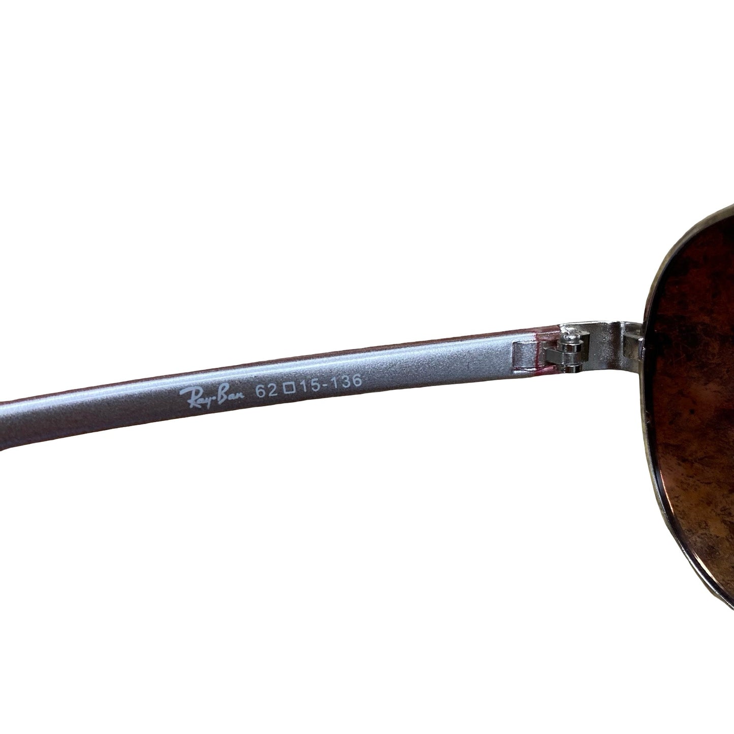 Sunglasses Designer By Ray Ban In Gold, Size: