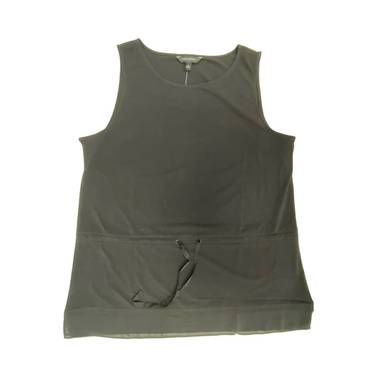 Top Sleeveless By Banana Republic In Black, Size:L