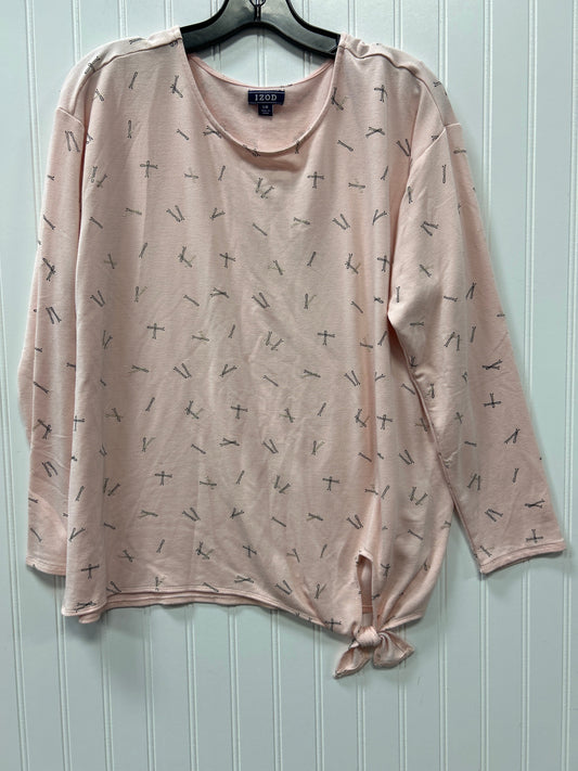 Top Ls By Izod In Pink, Size:L