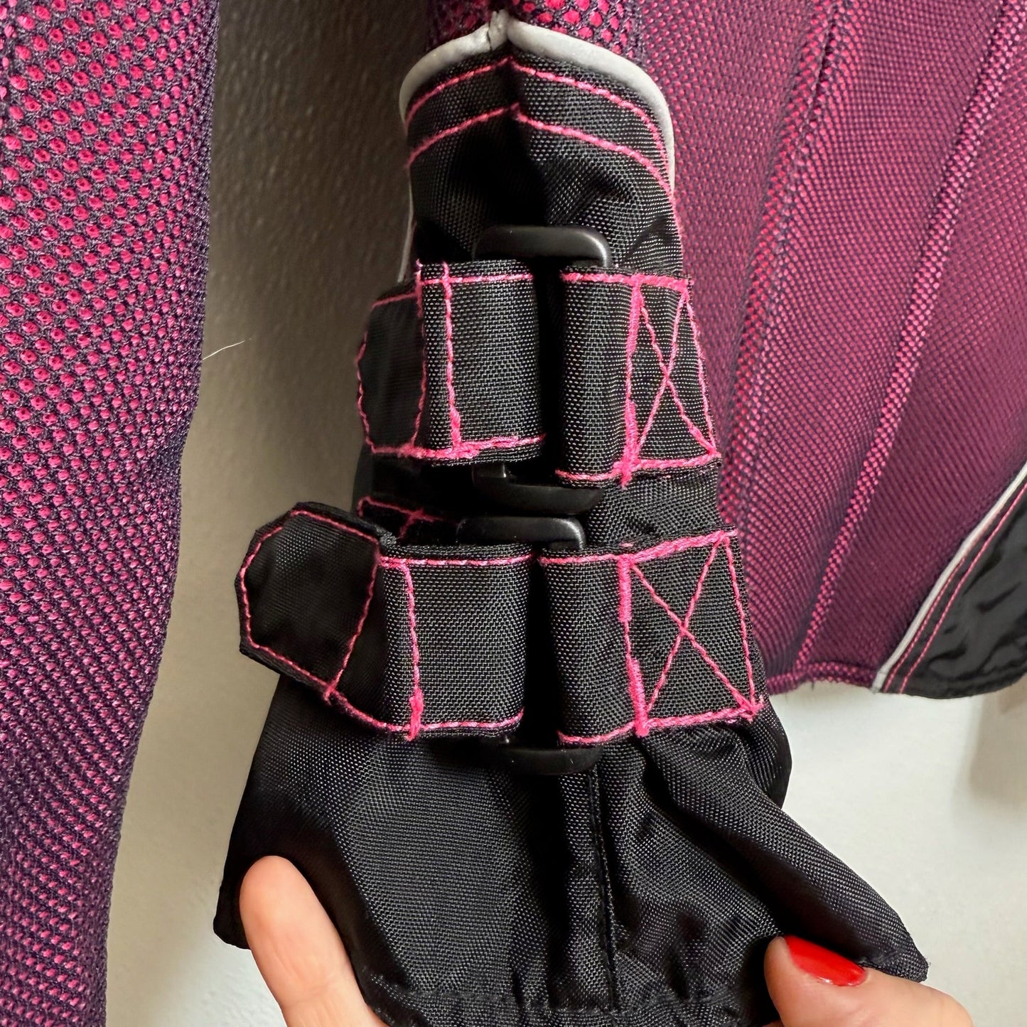 Jacket Other By Harley Davidson In Black & Pink, Size: L