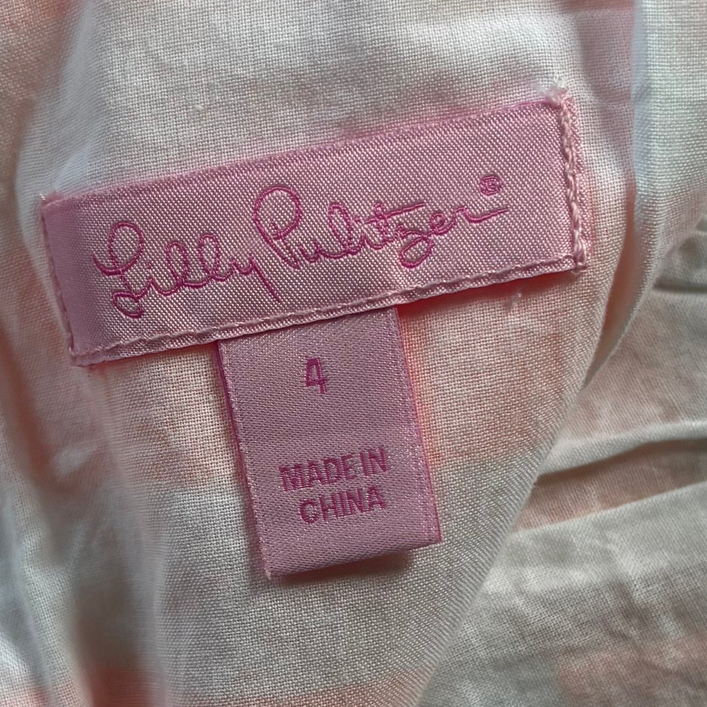 Dress Designer By Lilly Pulitzer In Orange & Pink, Size: S