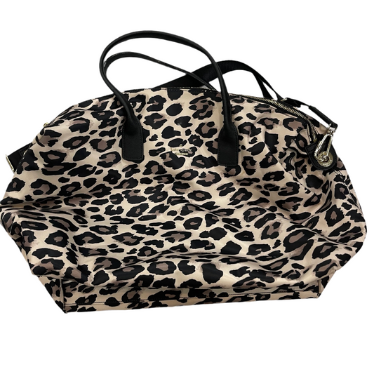 ANIMAL PRINT DUFFLE AND WEEKENDER DESIGNER by KATE SPADE Size:MEDIUM