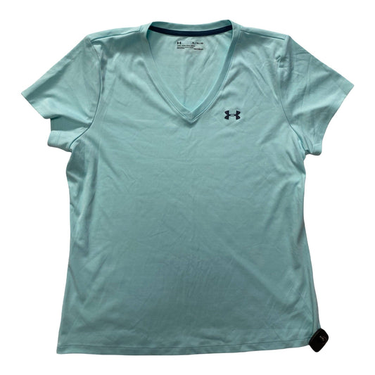 Athletic Top Ss By Under Armour In Teal, Size:Xl