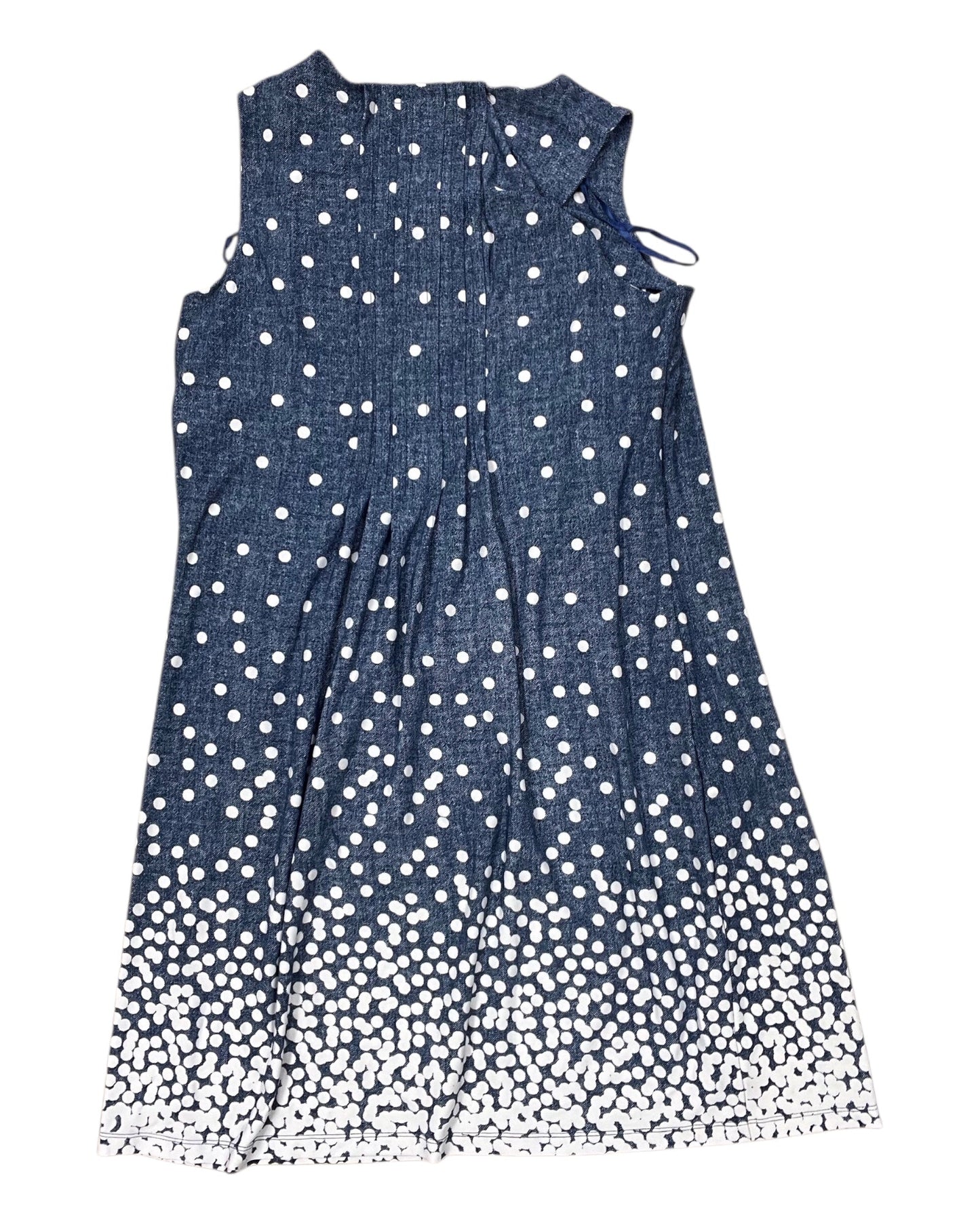 Dress Casual Short By Perceptions In Blue & White, Size:Xl
