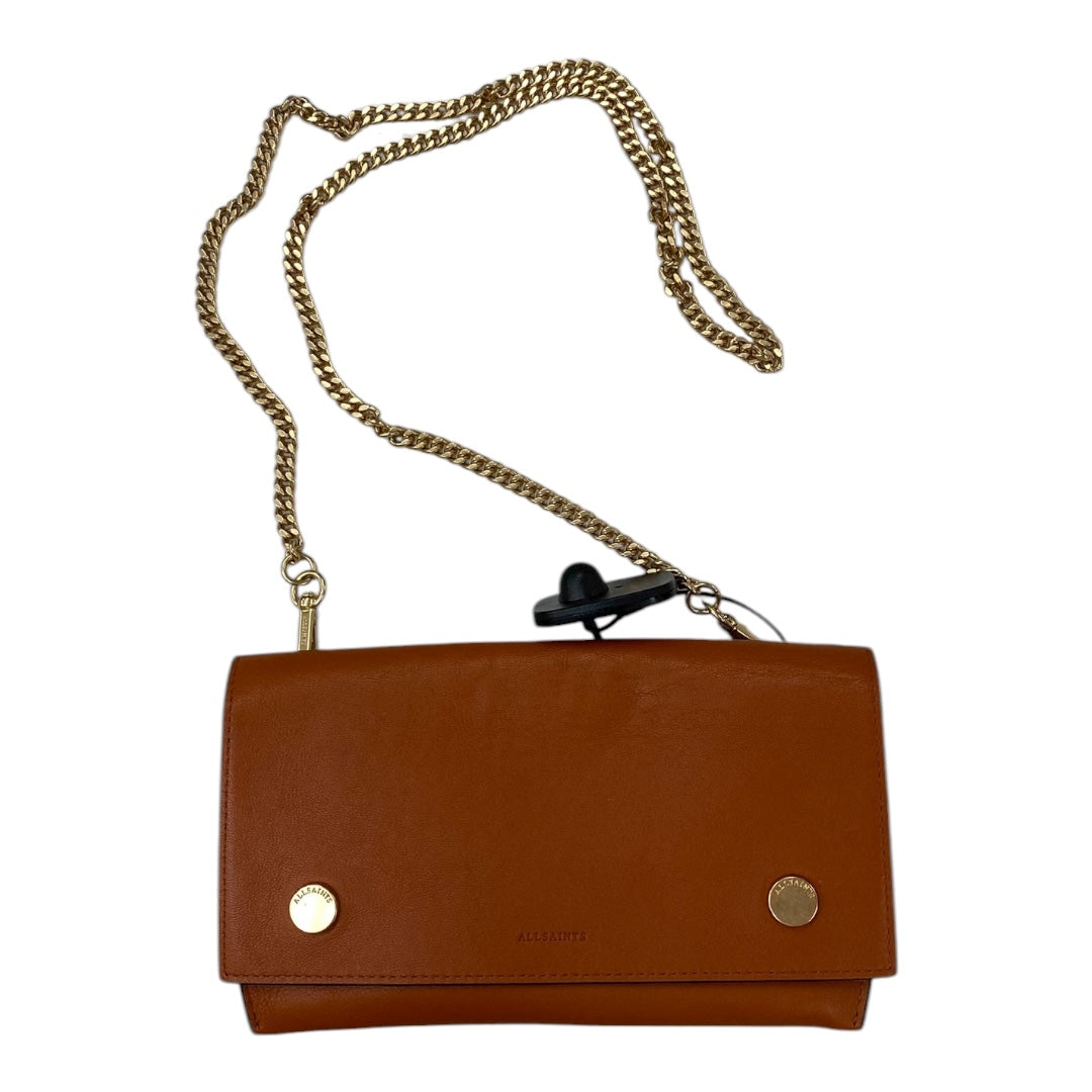Handbag Designer By All Saints In Tan, Size:Small