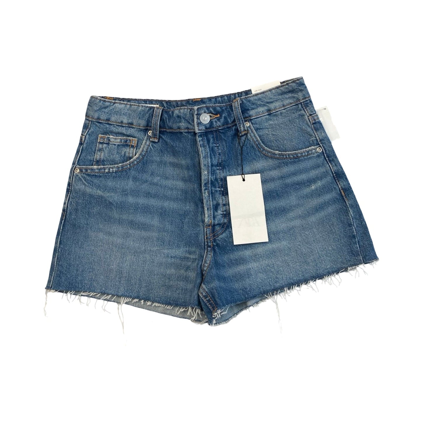 Shorts By Zara In Blue Denim, Size:2