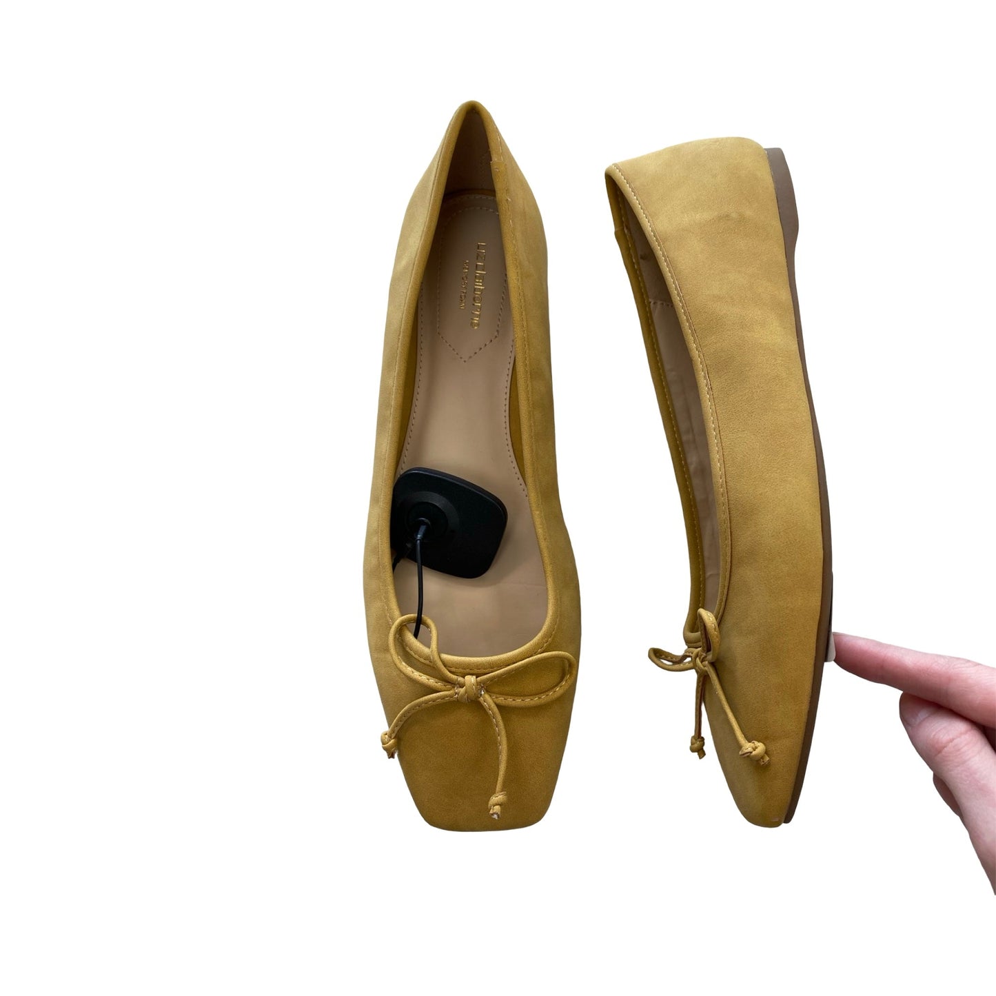 Shoes Flats By Liz Claiborne In Yellow, Size:10